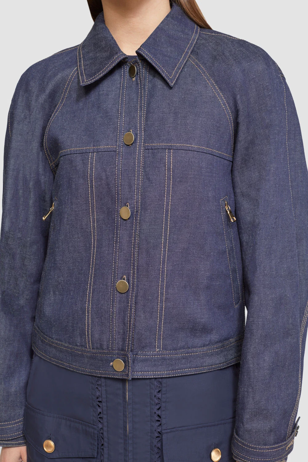Utility Linen Workwear Denim Jkt - Image 5