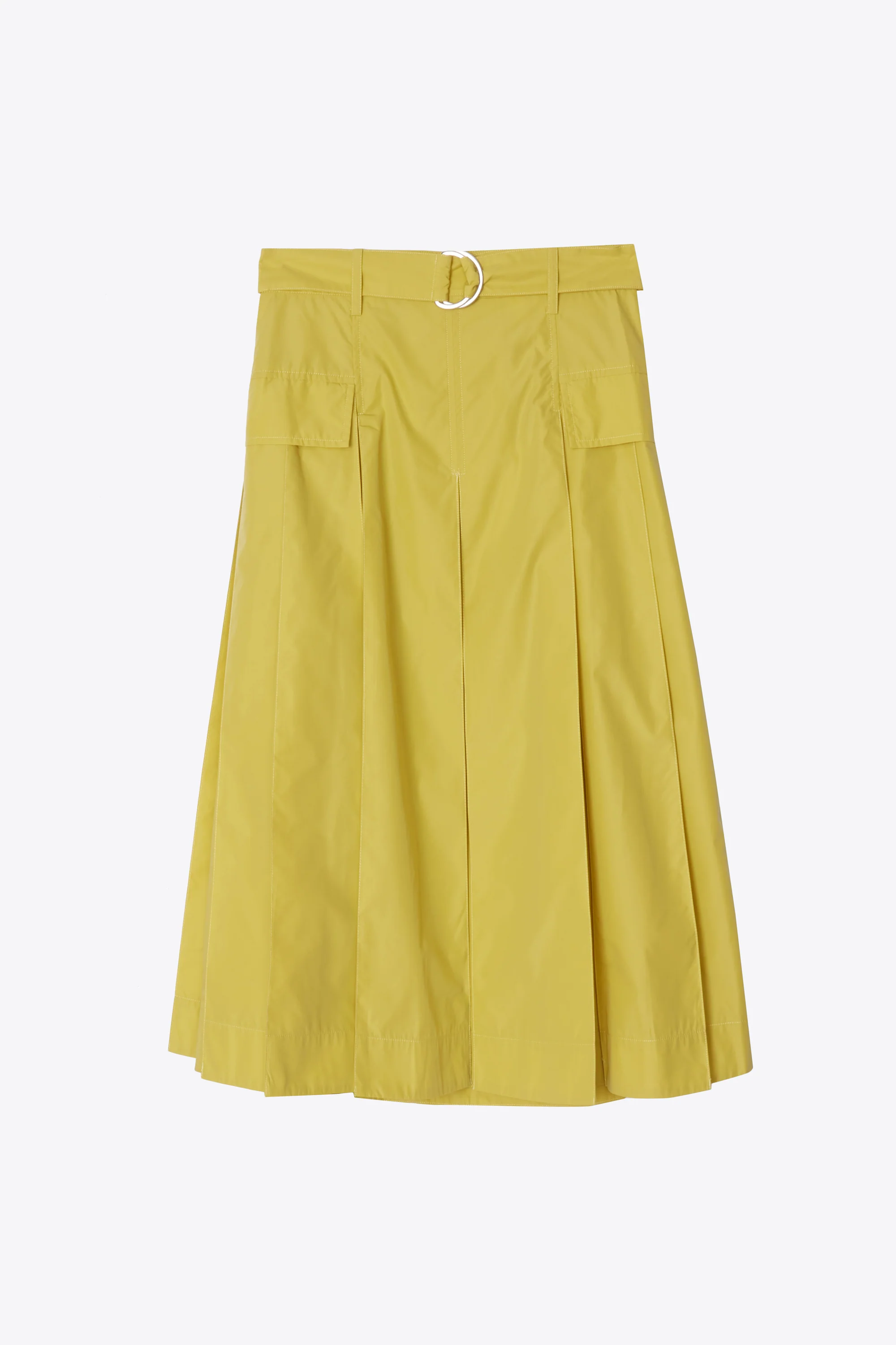 Utility Poplin Midi Skirt - Image 3