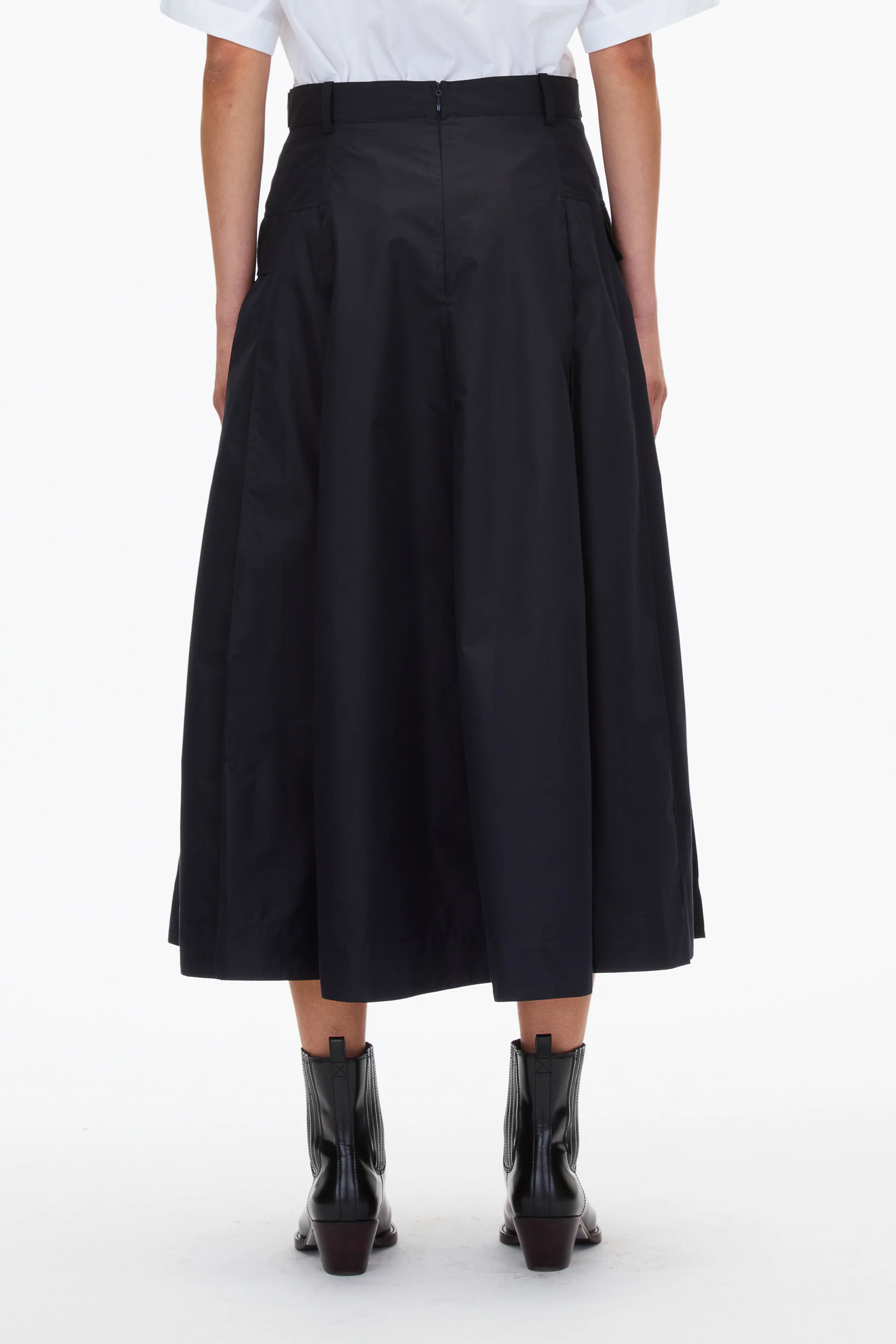 Utility Poplin Midi Skirt - Image 7
