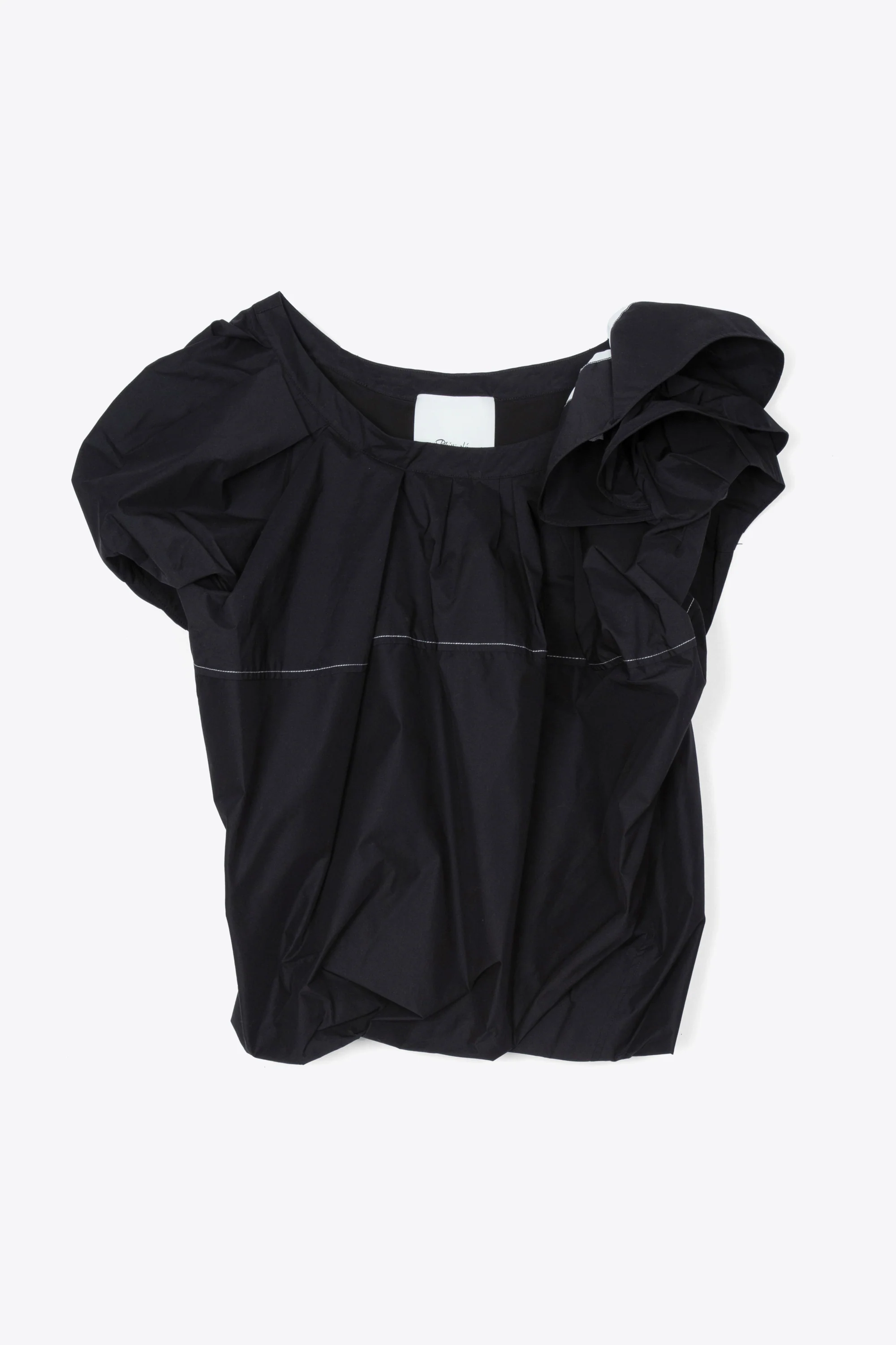 Poplin Flower Detail Top - Image 6