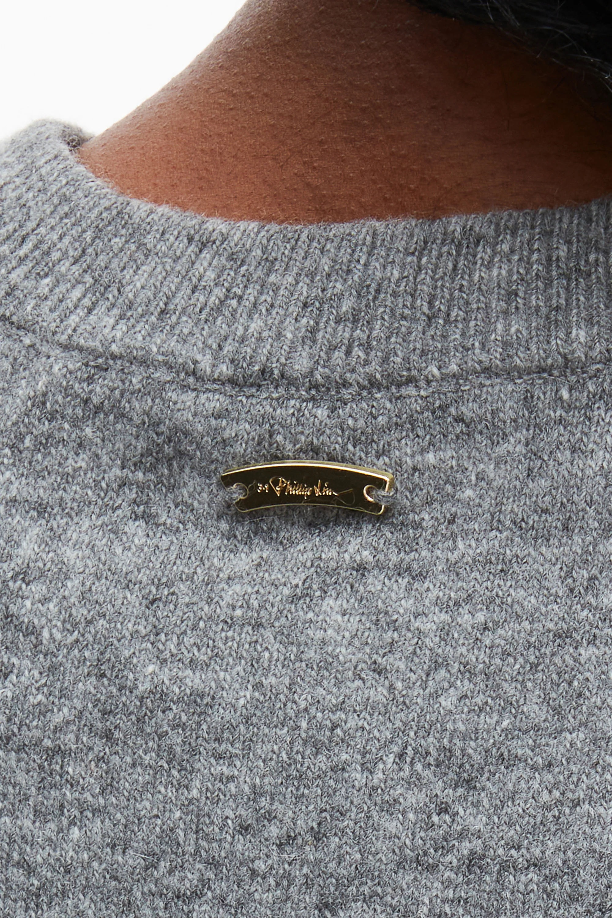 Wool Cashmere Short Sleeve Henley Tee - Image 7